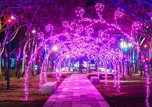 French Design Awards Winner - 2024 Huwei HSR Park Lane Lighting Environment by LightUp Life Co., Ltd.
