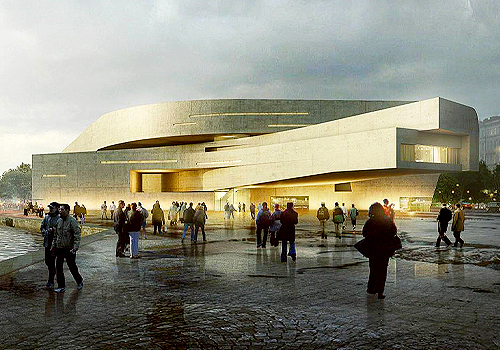 French Design Awards Winner - Guggenheim Museum-Near Figure by Meng Zhao