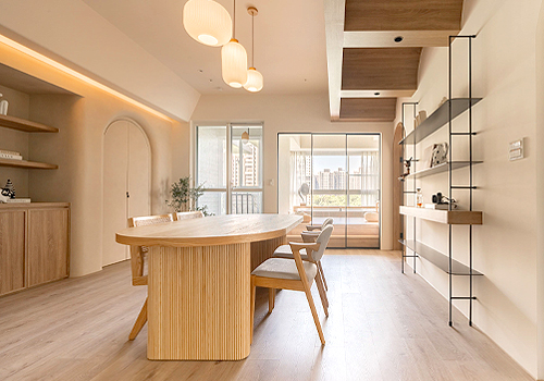 French Design Awards Winner - Serene Wood Sanctuary by Ciao Design Studio