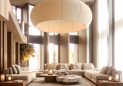 French Design Awards - Luxury living-room in a modern penthouse