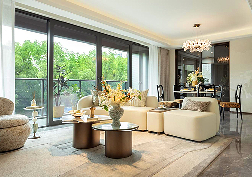 French Design Awards Winner - Greentown Flows Moon 169 Model Room  by MTO DESIGN