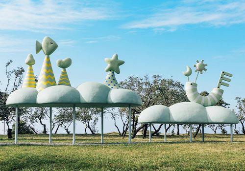 French Design Awards Winner - Luminous Cloud Isles and the Starman by Dapeng Bay National Scenic Area Headquarters