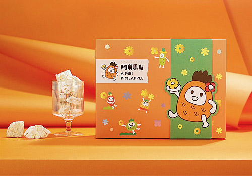 French Design Awards Winner -  A MEI Pineapple Snowflake Cake Gift Box by TimYingMei BioTechnology Co., Ltd.