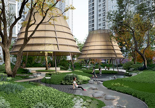 French Design Awards Winner - Lushang Jinmao · Guanhai Xiaotang by Hotaland