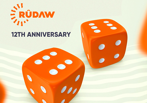 French Design Awards Winner - Rudaw Media Network 12th Anniversary Visual Campaign by Rudaw Media Netowrk