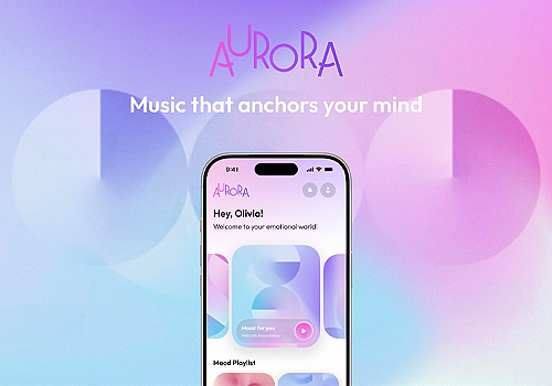 French Design Awards Winner - AURORA: Music as a Lifeline for ADHD Brains by Ping Chen Design