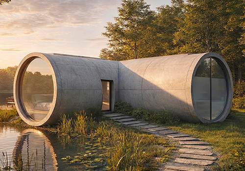French Design Awards - Concrete Zen: Reclaiming Infrastructure into Circular Living