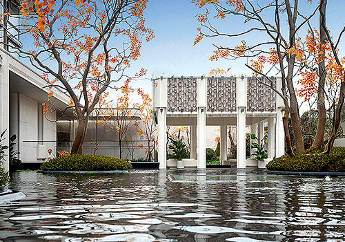 French Design Awards Winner - China Merchants & CTG Investment · One River Mansion by MAXI Landscape Design Studio