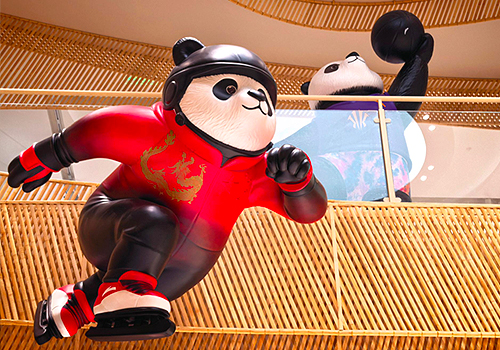 French Design Awards - ANTA ARENA Chengdu Store - Panda Installation Art
