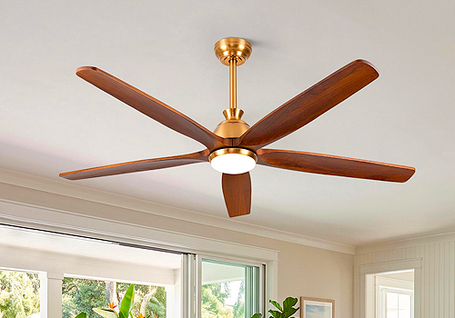 French Design Awards - 504 ceiling fan with light