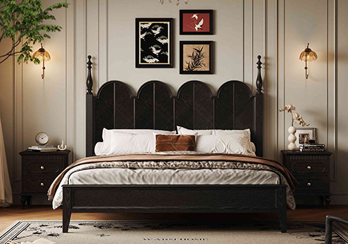 French Design Awards - SMC-120 Talia Solid wood bed