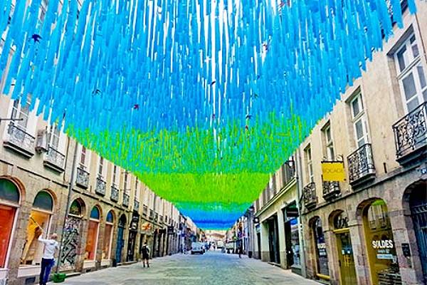 Color Rain Project secures Gold with its creative public art installation concept